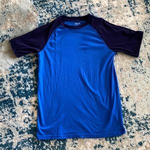 Boys Zelos Royal Blue Shirt! Short Sleeves Large